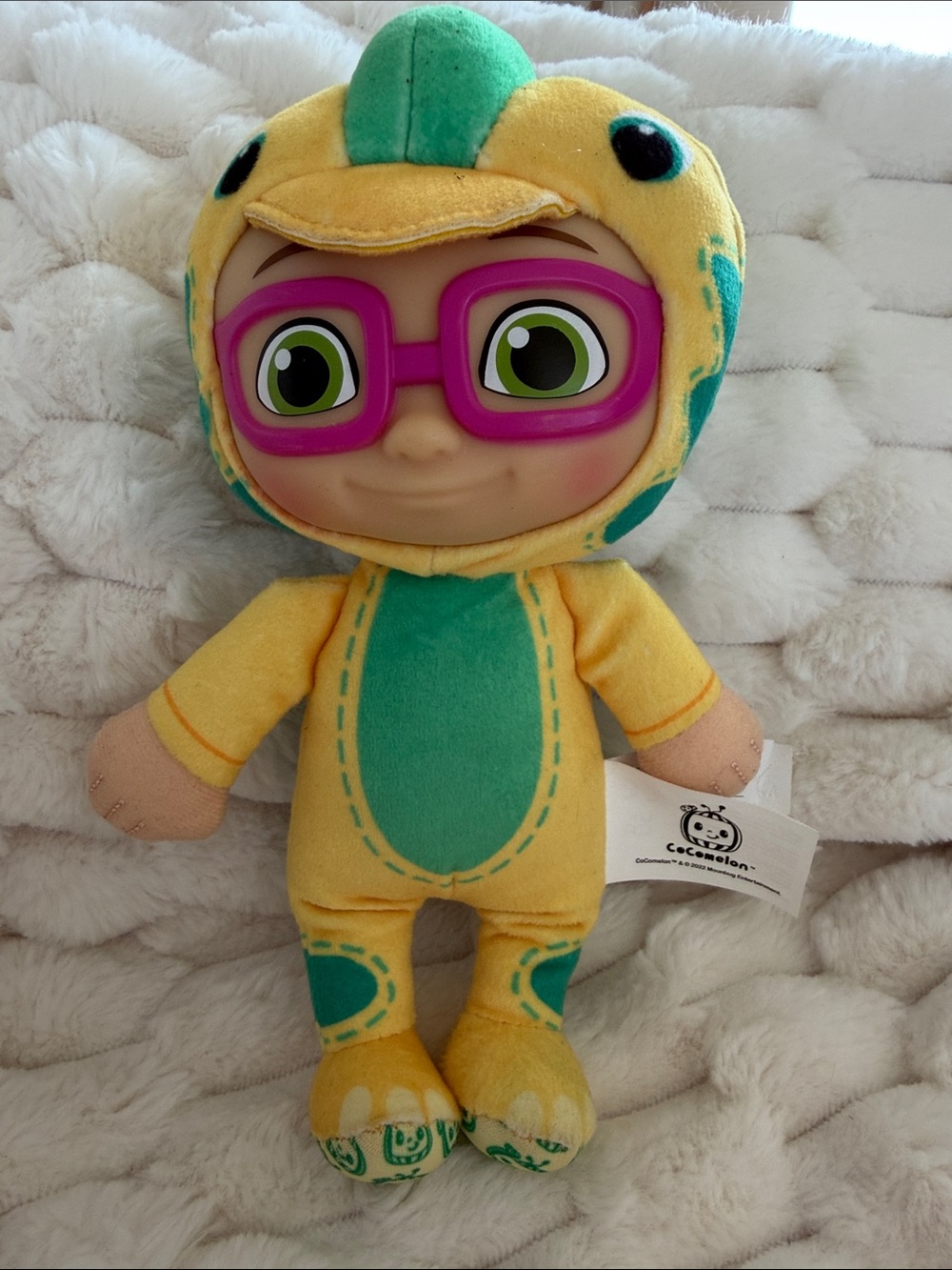Cocomelon Dinosaur Plush BELLA Outfit in Stuffed Animal Costume 8”